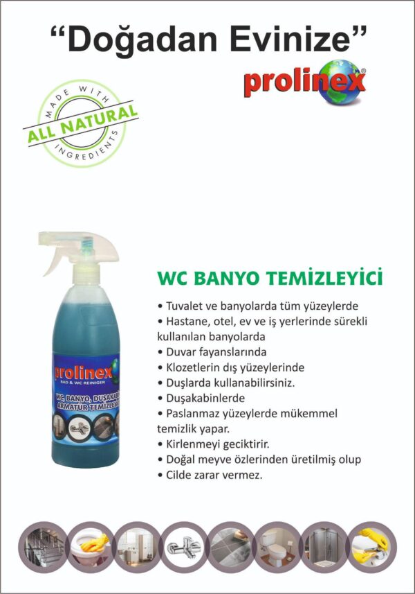 WC BANYO TEMİZLEYİCİ